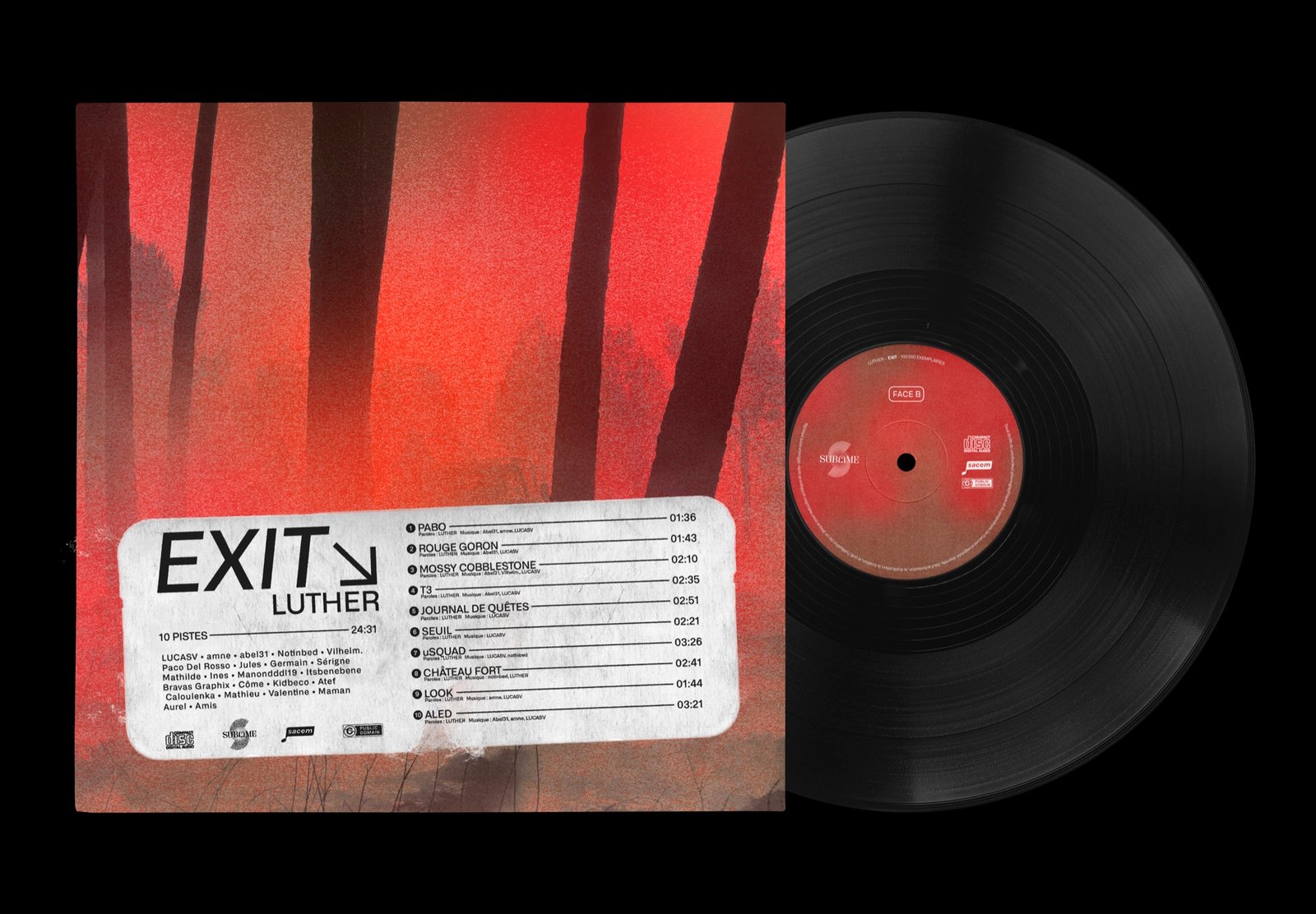 Luther — EXIT (verso)